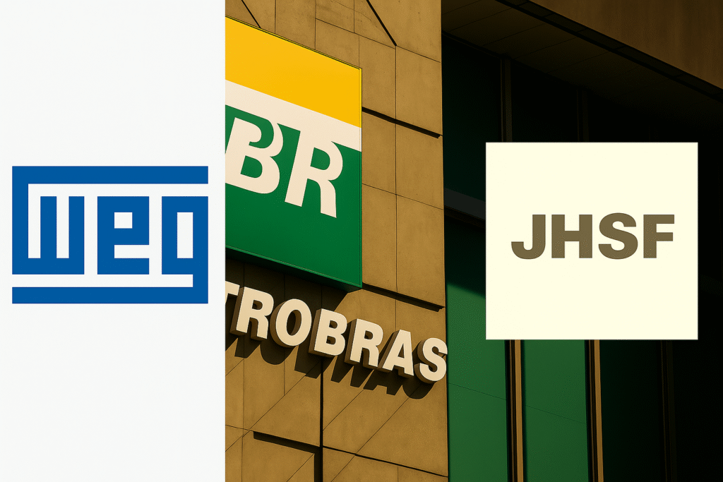 WEG, Petrobras e JHSF