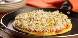 pizza de frigideira