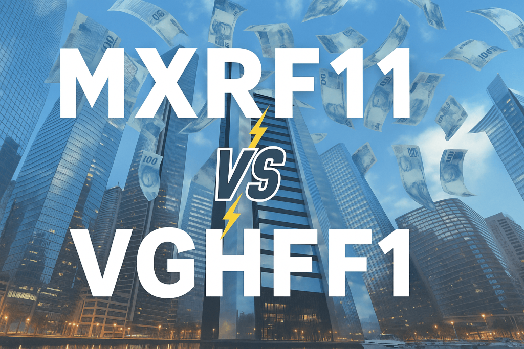 MXRF11 ou VGHF11: qual fundo imobiliário entrega o melhor equilíbrio entre risco, dividendos e rentabilidade?