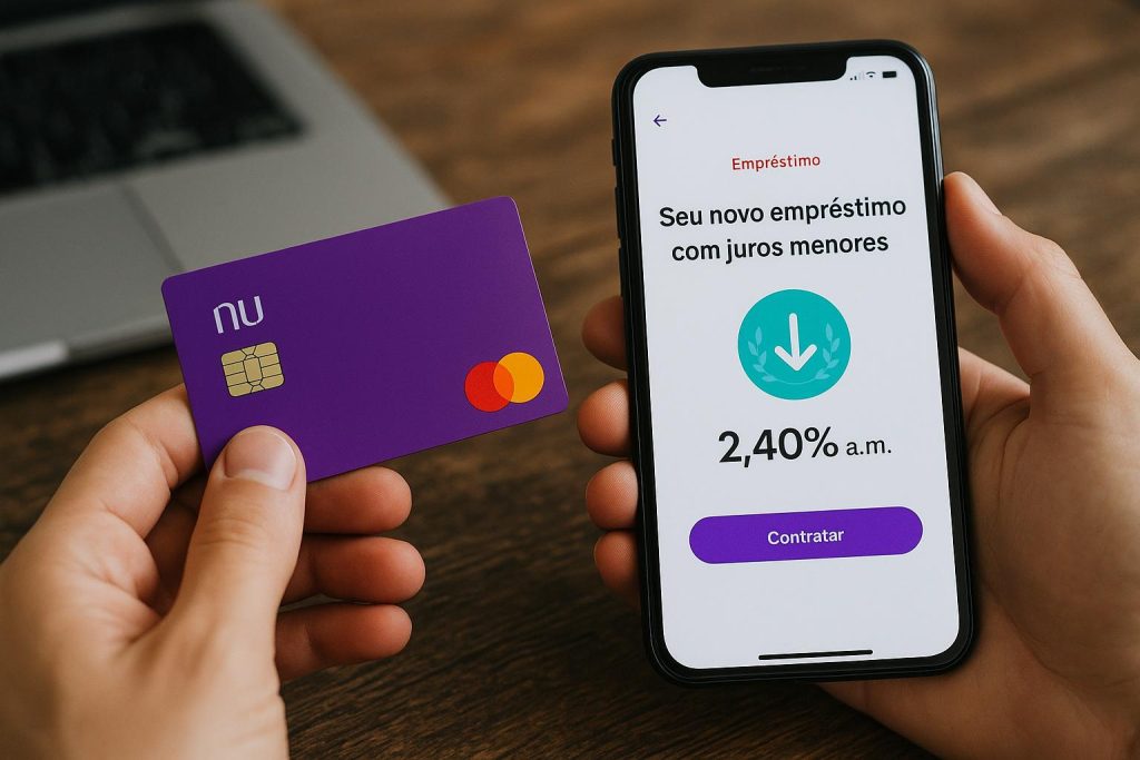 Empréstimo secreto do Nubank reduz juros e surpreende usuários