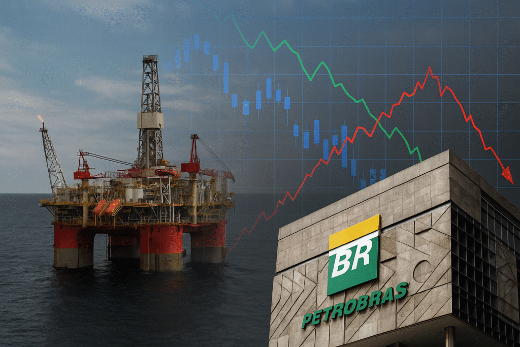 Por que PETR4 caiu? Novo plano da Petrobras surpreende mercado e acende alerta