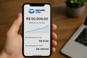 R$ 50 mil no Mercado Pago: veja quanto você ganha por dia e por mês com rendimento automático