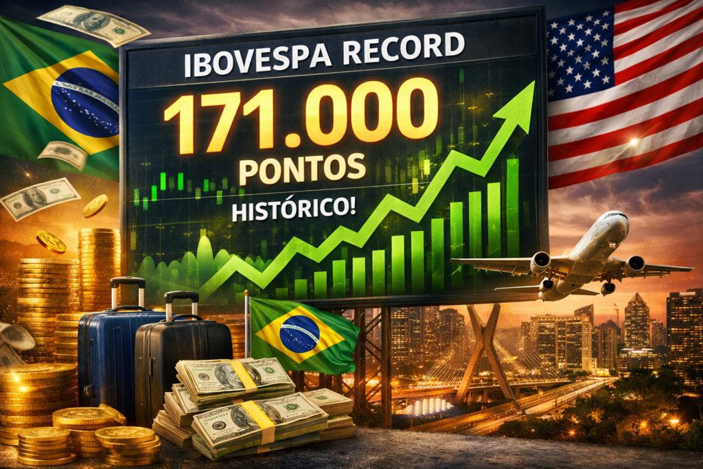 Ibovespa rompe 171 mil pontos e revela a maior migração de capital da década