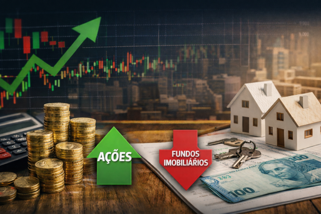 Renda passiva em risco: por que ações podem levar mais rápido à independência financeira