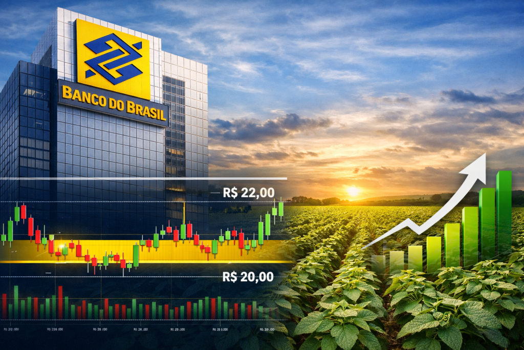 Banco do Brasil (BBAS3) entra em fase de acumulação com expectativa de melhora gradual