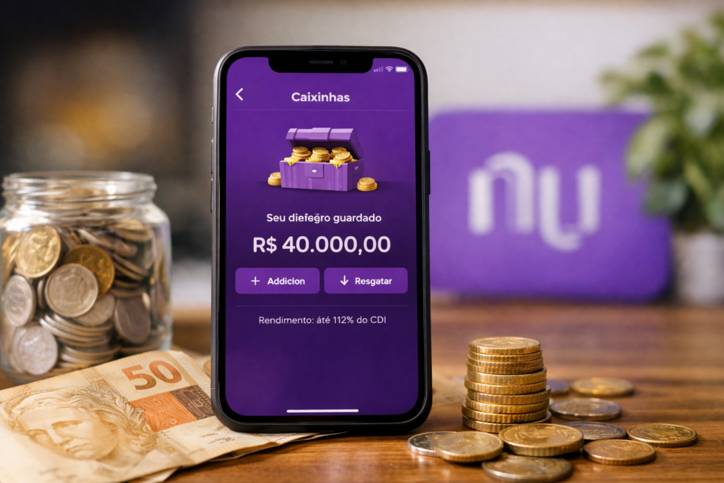 Quanto rende investir R$ 40 mil nas Caixinhas do Nubank? Simulação ...