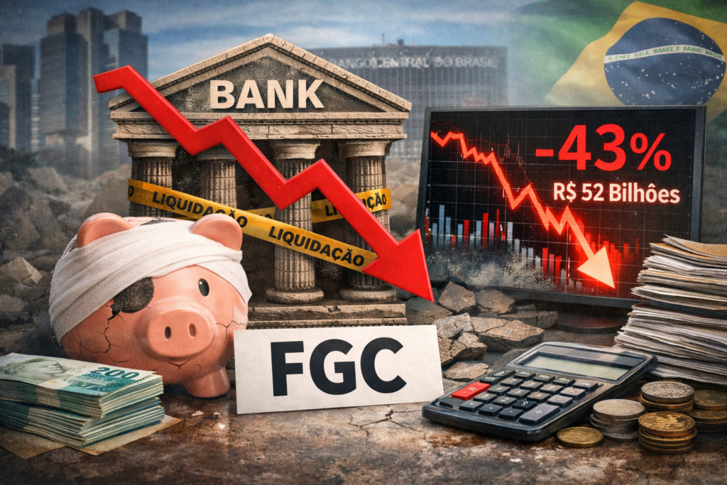 Oito liquidações em 4 meses pressionam FGC e acendem alerta no sistema financeiro