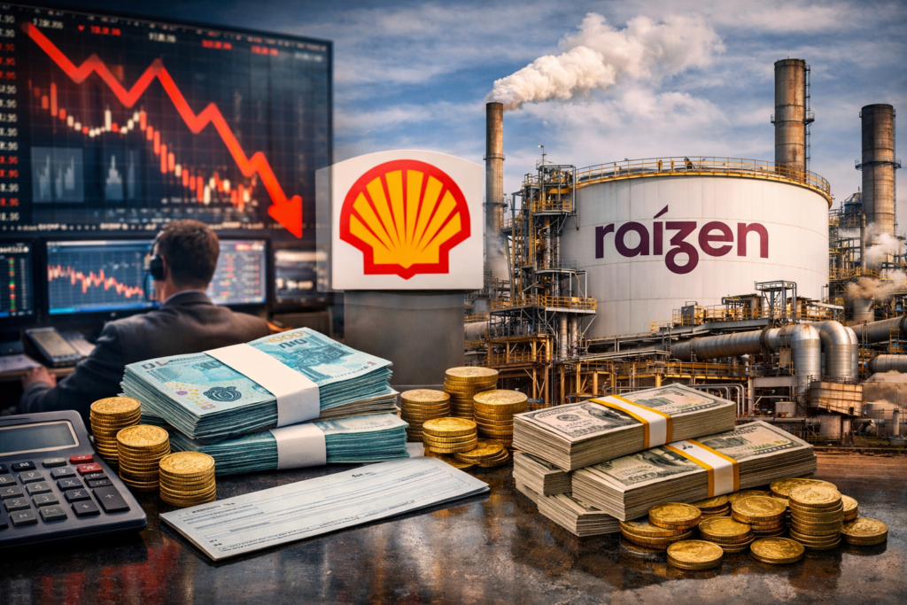 Shell tenta salvar Raízen com aporte bilionário enquanto ação despenca 50%
