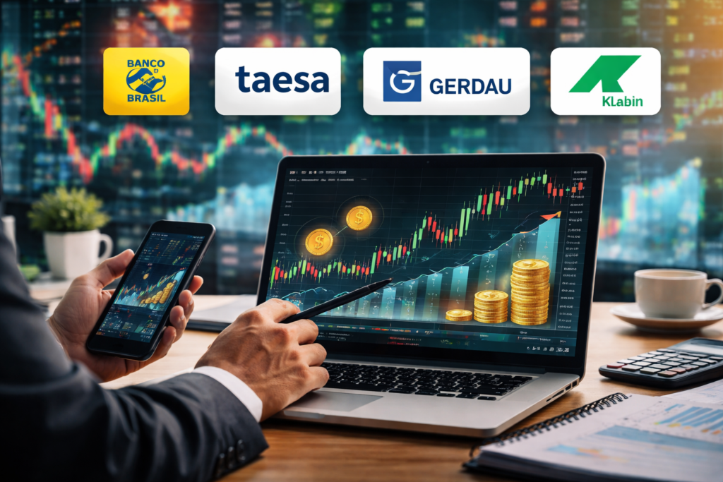 Dividendos em Maio: Banco do Brasil, Taesa e Gerdau entram no radar com até 49% de margem — veja quem pode pagar mais Dividendos em Maio: Banco do Brasil, Taesa e Gerdau entram no radar com até 49% de margem — veja quem pode pagar mais