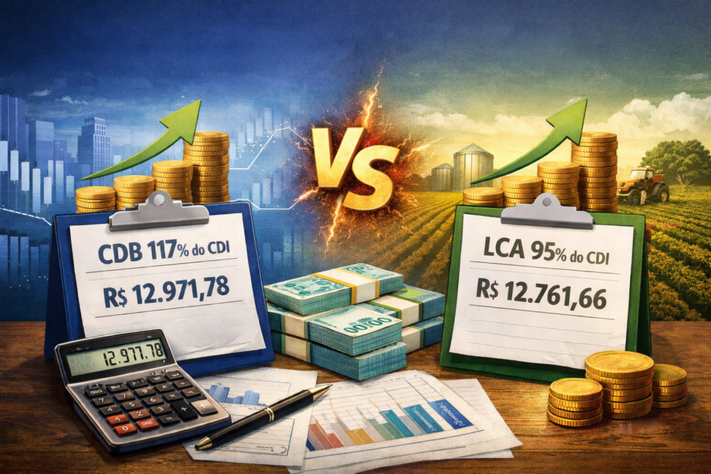 CDB ou LCA: qual investimento rende mais em 2 anos? Simulação com R$ 10 mil revela a diferença