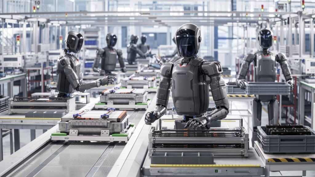 Xiaomi revela robôs humanoides trabalhando na fábrica de carros elétricos: produção de veículos já ocorre a cada 76 segundos Xiaomi revela robôs humanoides trabalhando na fábrica de carros elétricos: produção de veículos já ocorre a cada 76 segundos