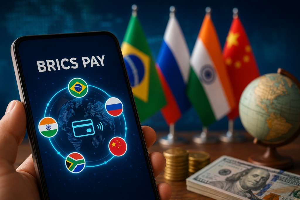 BRICS Pay pode mudar pagamentos internacionais e acende alerta sobre dólar, comércio e privacidade