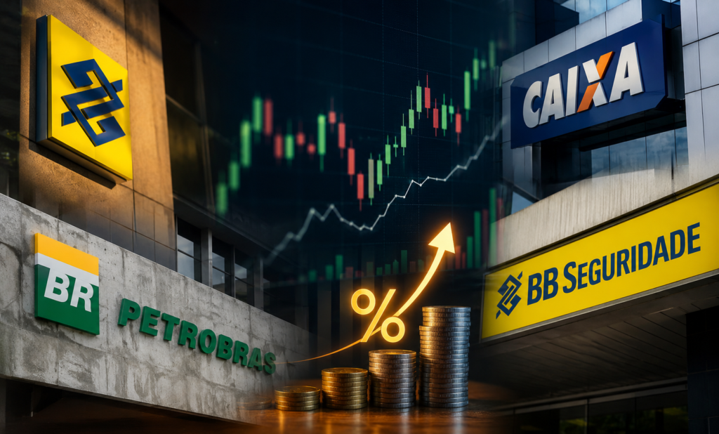 BBSE3 e CXSE3 chamam atenção, mas BBAS3 e PETR4 ainda dividem opiniões