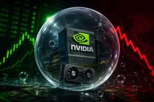 NVIDIA pode ser a maior bolha da história? Alta de 585 mil% e corrida da IA levantam alerta no mercado