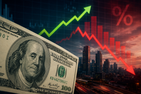 Dólar dispara e serviços caem 1,2%: sinais acendem alerta para consumo, inflação e crescimento no Brasil