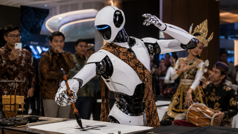 Robô humanoide da AGIBOT dança, escreve e mira fábricas