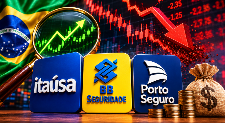 Bolsa cai e revela 3 ações fortes que podem estar baratas