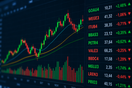 GOAU4 entra no radar e ações como WEGE3, ITUB4 e BBAS3 acendem alerta no mercado