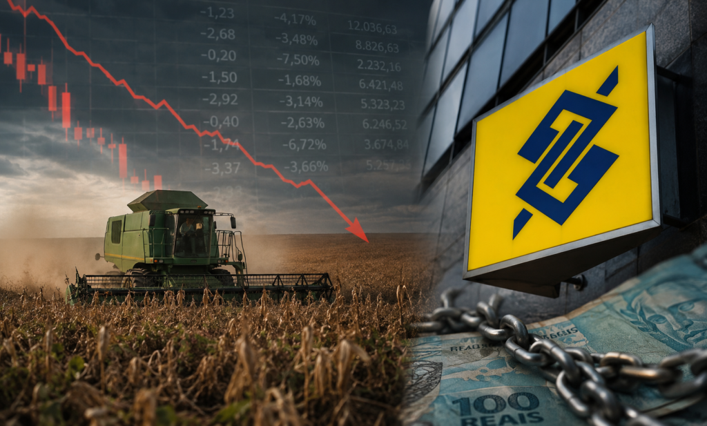BBAS3 acende alerta: inadimplência no agro pressiona Banco do Brasil e exige cautela BBAS3 acende alerta: inadimplência no agro pressiona Banco do Brasil e exige cautela