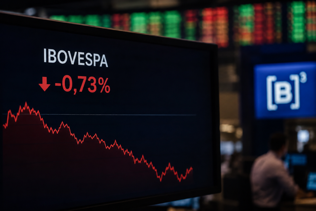 Ibovespa fecha maio com queda de 7,22% e liga alerta para junho