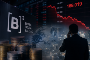 Investidores estrangeiros reduzem fluxo na B3 e acendem alerta sobre o Ibovespa
