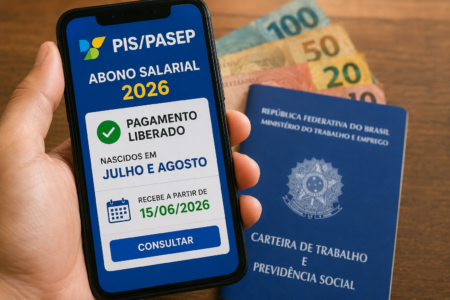 Abono salarial 2026 libera novo lote do PIS/Pasep em junho; veja quem recebe