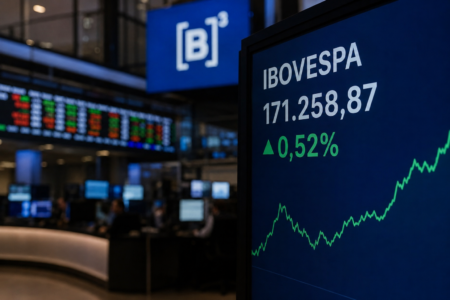 Ibovespa sobe aos 171 mil pontos, mas dólar dispara para R$ 5,22