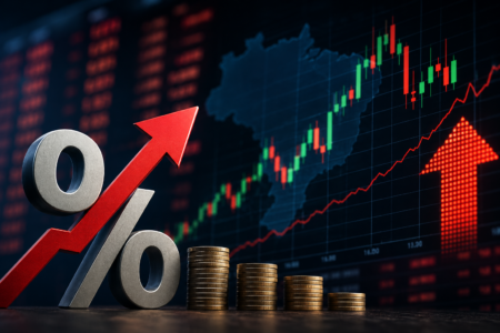 Mercado liga alerta: Selic perto de 14% volta ao radar e pressiona Bolsa, dólar e crédito no Brasil