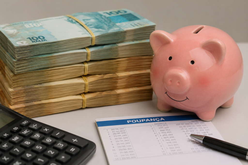 Quanto rendem R$ 50 milhões na poupança por mês e por ano?