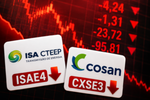 ISAE4 e CXSE3 despencam na Bolsa; veja o que derrubou as ações