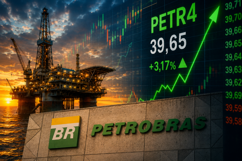 PETR4 volta ao radar com petróleo volátil e tensão no Estreito de Ormuz PETR4 volta ao radar com petróleo volátil e tensão no Estreito de Ormuz