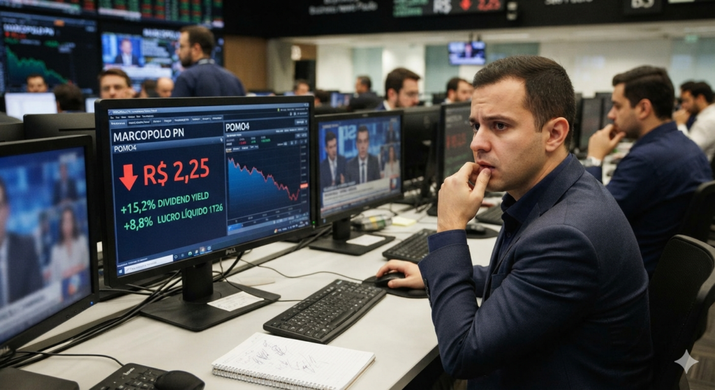POMO4 cai na Bolsa, mas lucro e dividendos da Marcopolo colocam balanço no centro do debate