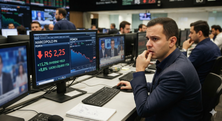 POMO4 cai na Bolsa, mas lucro e dividendos da Marcopolo colocam balanço no centro do debate
