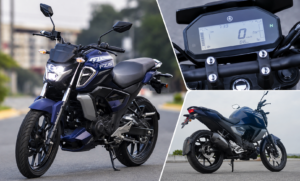 Yamaha FZ15 2026 custa R$ 21 mil e chama atenção com ABS e visual de moto maior
