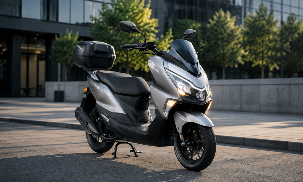 Nova Burgman 125 volta ao Brasil com ABS, TFT e controle de tração