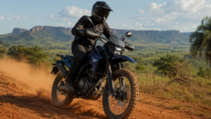 Trail da Bajaj já está no Brasil e possibilidade de duas versões ganha força