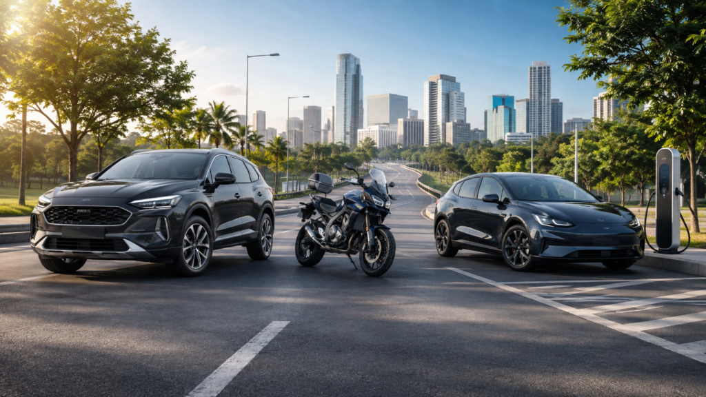 SUV, motocicleta e carro elétrico representam o novo foco automotivo da A Revista.