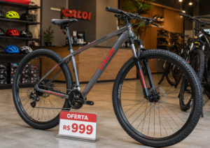 Caloi Montana aro 29 aparece por R$ 999 e chama atenção de quem busca bicicleta barata para o dia a dia