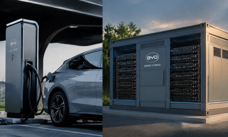 BYD apresenta carregador de 1 MW que promete recarregar carro elétrico em 5 minutos