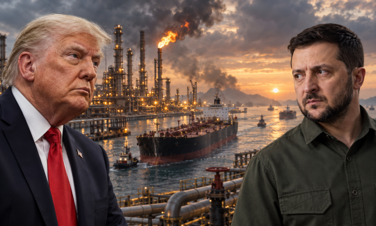 Trump pressiona Zelensky e petróleo dispara com nova tensão global