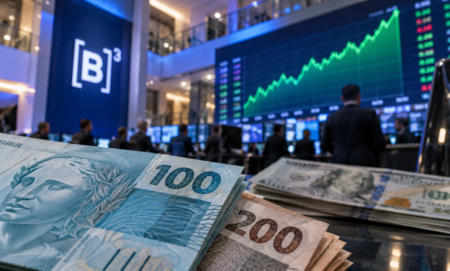 Ibovespa dispara 5,4% na semana e dólar recua com entrada de capital estrangeiro