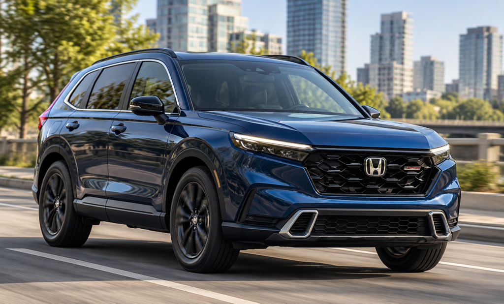 Honda CR-V Hybrid 2027 combina 204 cv, AWD e tecnologia