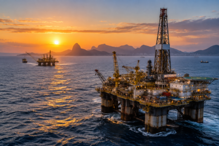 Gigantes do petróleo colocam Brasil no centro dos investimentos globais e produção recorde explica o interesse Gigantes do petróleo colocam Brasil no centro dos investimentos globais e produção recorde explica o interesse