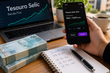 Quanto rendem R$ 50 mil no Tesouro Selic com os juros atuais? Quanto rendem R$ 50 mil no Tesouro Selic com os juros atuais?