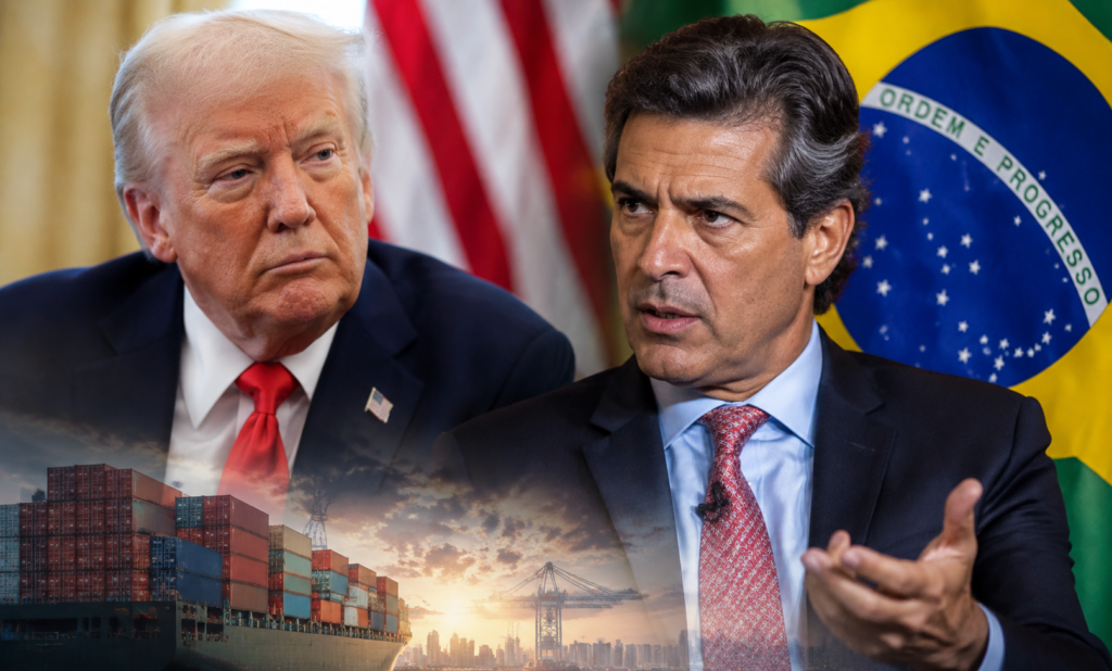 Trump conversa com André Esteves sobre economia brasileira em meio a disputa por tarifas dos EUA