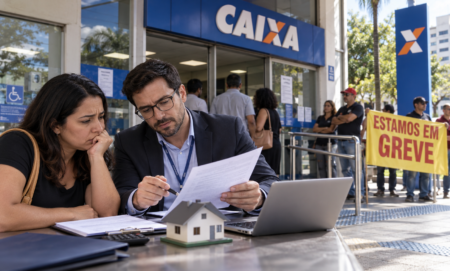 Greve da Caixa ameaça travar crédito imobiliário e atendimento nas agências